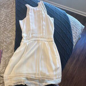 White Halter Sundress, S